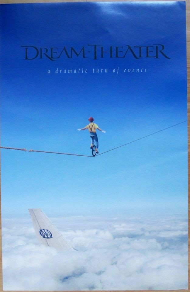 Dream Theater   A DRAMATIC TURN OF EVENTS Promo Poster [2011]   VG++