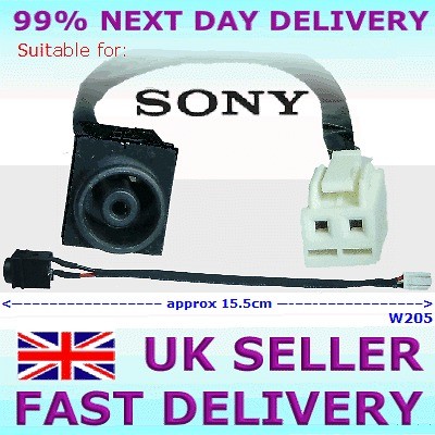SONY Vaio PCG 7M1M dc jack cable wire harness POWER pin PORT SOCKET 