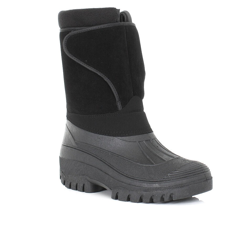 MENS BLACK MUCKER OUTDOOR YARD WATERPROOF WARM NEOPRENE ANKLE BOOTS 