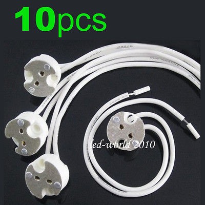 10x HOT MR16 MR11 Connector Socket Holder Base for LED/CFL/Haloge​n 