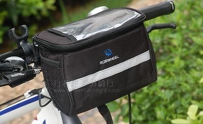   handlebar bag Bike Cycling front tube pannier Rack bag basket New