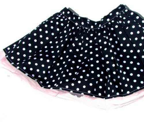 chatti patti boutique girls poshy polka dot skirt 2 nwt