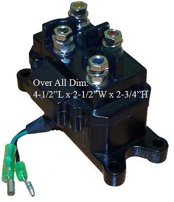   RELAY Contractor Relay Reversing Motor ATV UTV Truck Winch 12V