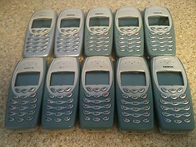 working joblot nokia 3410 mobile phones x 10 unlocked tested