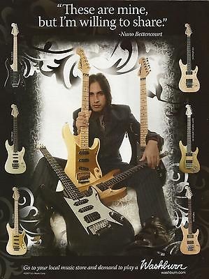 washburn nuno bettencourt n2 n4 n5 n61 guitar promo ad