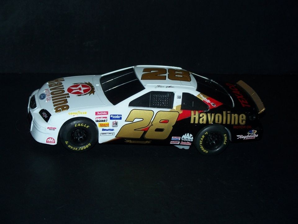 RACING CHAMPIONS 124 ERNIE IRVAN #28 HAVOLINE CAR BANK EX