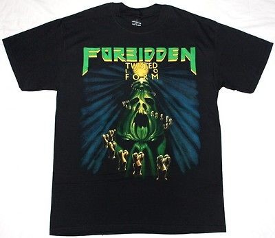 FORBIDDEN TWISTED INTO FORM90 THRASH BAND SLAYER VIO LENCE NEW BLACK 