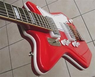   Glas Fiberglass Jetsons WLT Guitar Body. Vintage Supro Airline Vibe