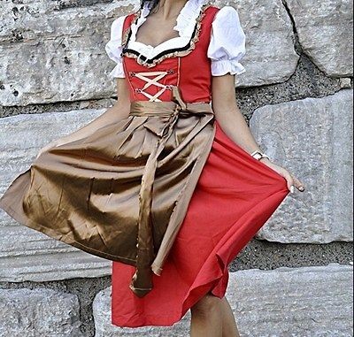 NEW Woman,Oktoberfest,Bavarian German,Trachten,Dirndl Dress, 3 pc.Sz 