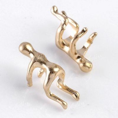   Climbing Man Ear Cuff Wrap Earring Clip No Piercing Unisex Gothic