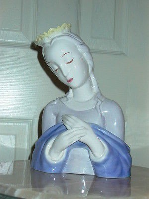 Goldscheider Everlast Fine China Madonna Vintage Figurine Statue