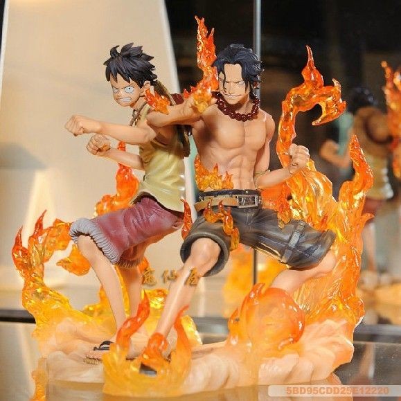 one piece anime brotherhood luffy ace dx lot of 2