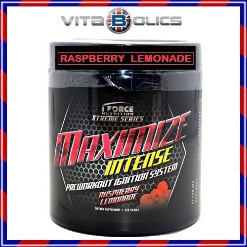   INTENSE 338 GR 45 SV PRE WORKOUT ENERGY RASPBERRY LEMONADE