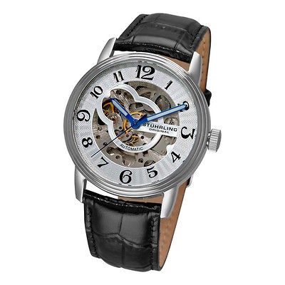 Stuhrling Original Mens Othello Skeleton Automatic Watch NEW