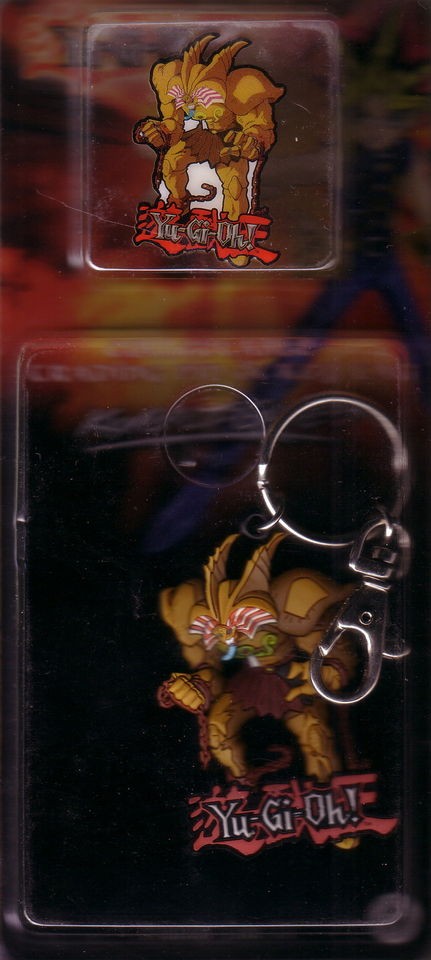 YU GI OH EXODIA KEY CHAIN + PIN (2002 PRO SPECIALTIES GROUP)