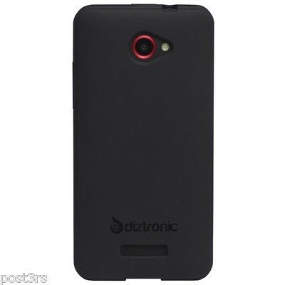   Matte Back Black TPU Case for HTC Droid DNA (Verizon) Cover Skin