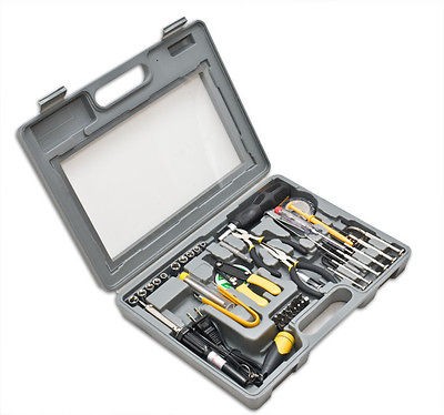 Professional 56 PIECES COMPUTER TOOL KIT, Handsome See though Case 