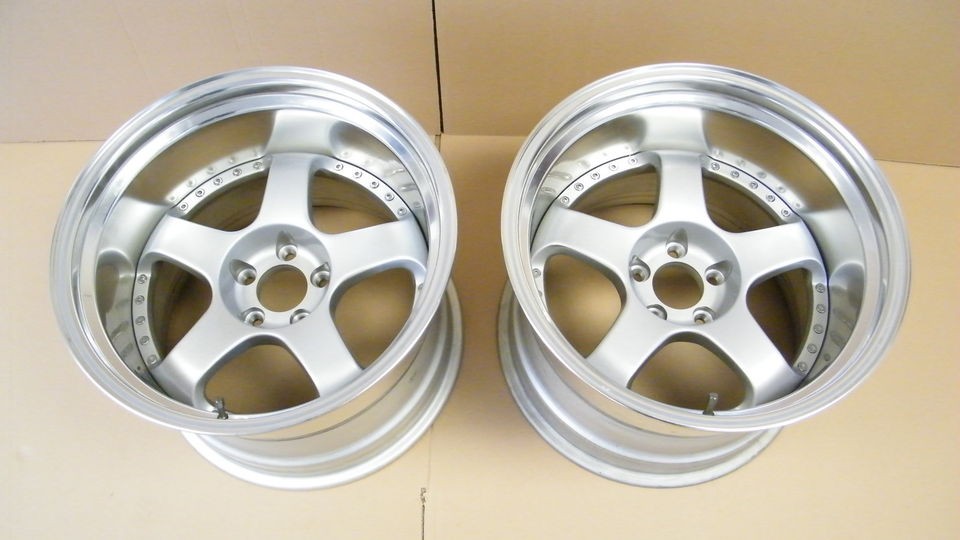 JDM R＊ SSR Professor SP1 5x114.3 18x13 ET 19 Alloy Wheel Pair 