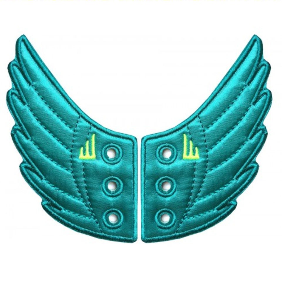 SHWINGS OCEAN NEON wings for your shoes official designer Shwings NEW 