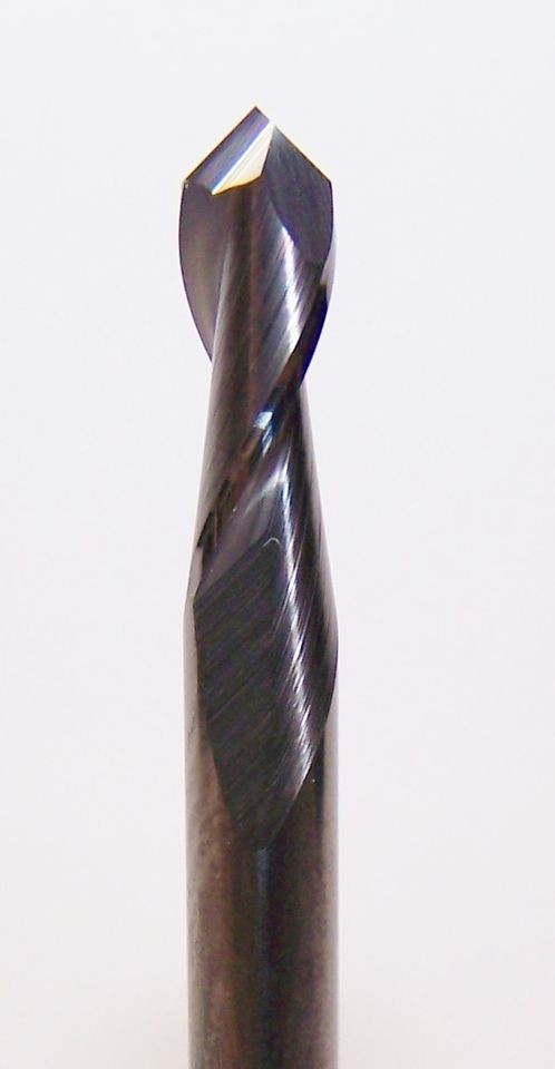 1250) CARBIDE 2 FLUTE MICRO DRILL MILLS   90 DEGREE POINT 