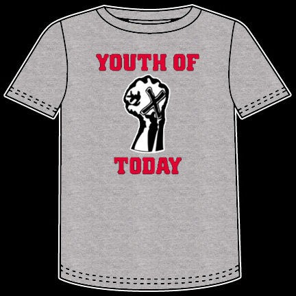 youth of today positive outlook shirt nyhc sxe h2o more