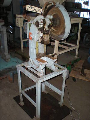 Ton Benchmaster O.B.I. Punch Press, No. 51, Mounted on floor stand 