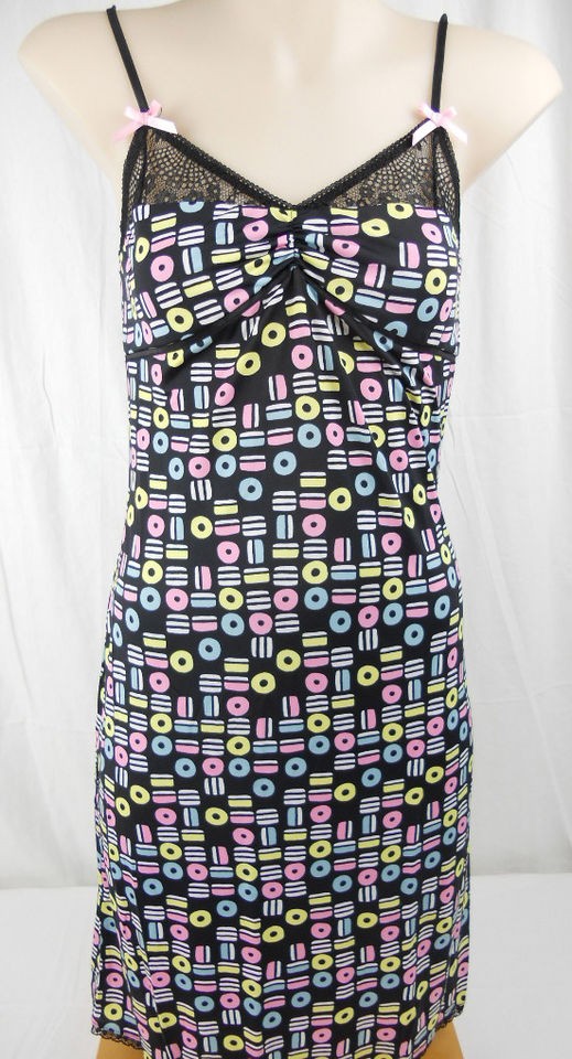 PETER ALEXANDER Womens Slinky Nightie  Licorice Allsorts   Select your 