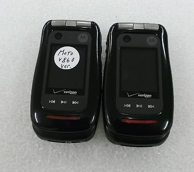 lot of 2 motorola v860 verizon working 