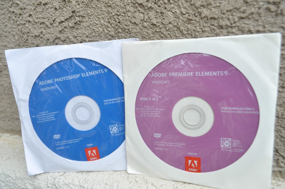 Photoshop Elements & Premiere Elements 9 Video Edit Software   Windows