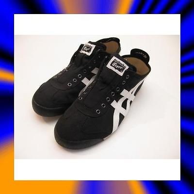 onitsuka tiger mexico 66 slip on black white