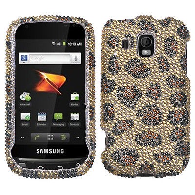   M930(Transform Ultra) Bling Rhinestone Case Cover Leopard Skin/Camel