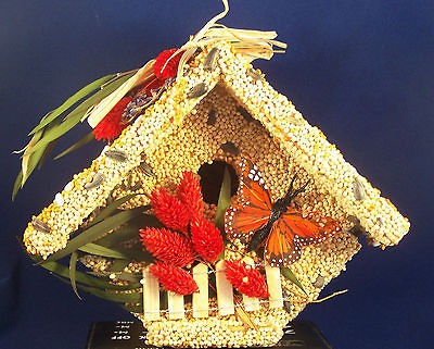 mr bird wren casita edible bird house feeder time left