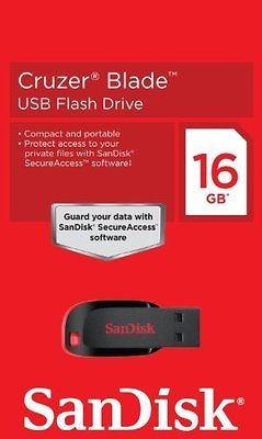   BLADE 16GB SDCZ50 016G B3​5 USB 2.0 Flash Pen Drive 16G NEW Micro