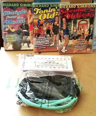 Richard Simmons Sweatin for Life (DVD, 2010) 3 DISC SET, BRAND NEW 