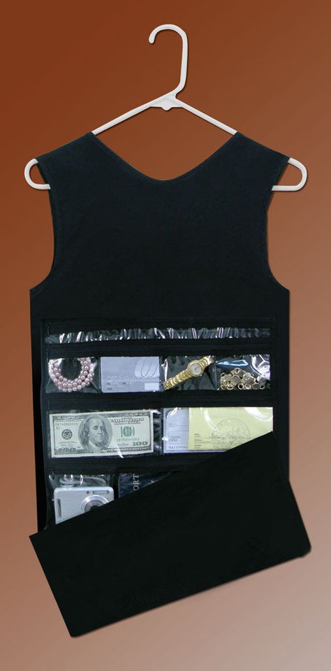 Hanging Tank Top Closet Safe Keeps Valuables Hidden In Tank Top In 