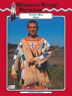 PLAINS WAR SHIRT BUCKSKIN SEWING PATTERN MOUNTAIN MAN POW WOW CRAFTS