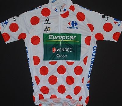 Maillot à Pois Roi de la Montagne TDF EUROPCAR CYCLING JERSEY L BRAND 