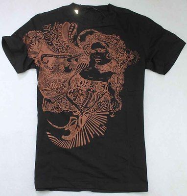 1210 NWT roberto pattern Logo Mens simple T shirt Cavalli Sz M XL