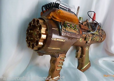 Steampunk Gun ~ SciFi Fantasy Prop Gatling Gun ~ Role Play ~ One of a 