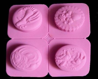 1pcs Fish and Bird (C1112) Silicone Handmade Soap/Cake Mold Crafts DIY 