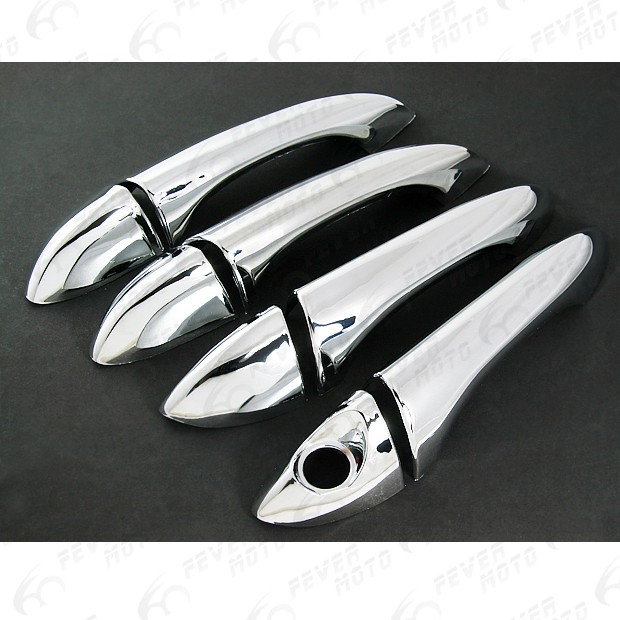 FM FOR 00 01 02 03 04 05 06 BMW X5 E53 TRIPLE CHROME DOOR HANDLE COVER 