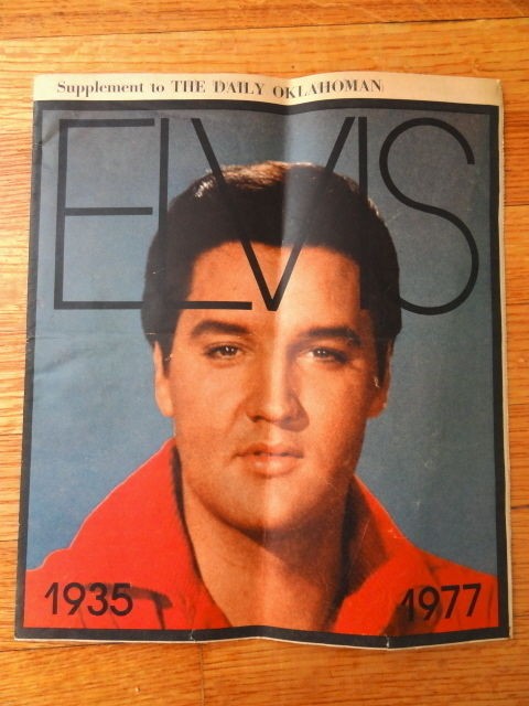 ELVIS PRESLEY 1935   1977 daily oklahoman supplement NEWSPAPER 16 