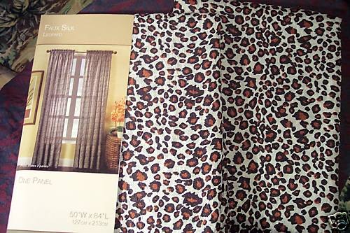 leopard animal print sheer panels 1 pair aragon 3 ava