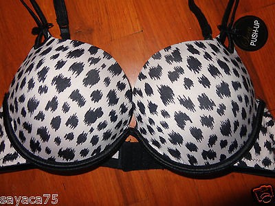   MONROE INTIMATES SHELL SPOTS HEAVILY PADDED SEXY PUSH UP BRA SIZE 34C