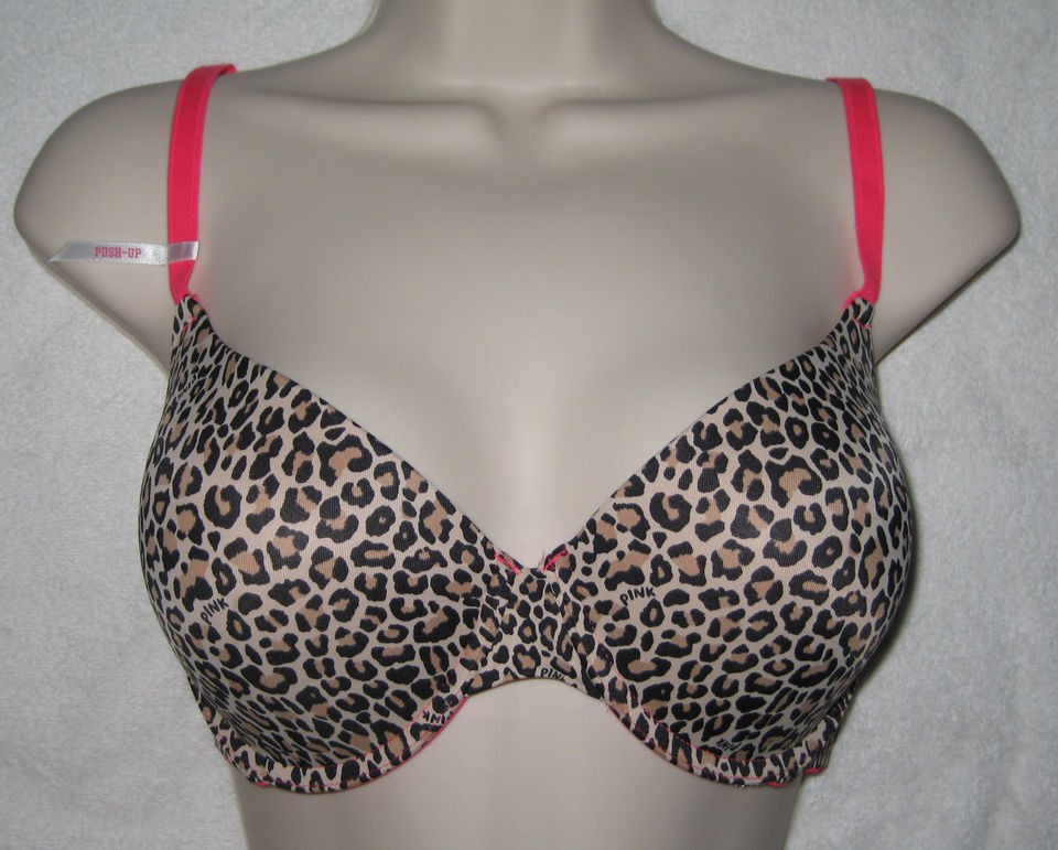 victoria s secret wear everywhere push up bra sexy leopard
