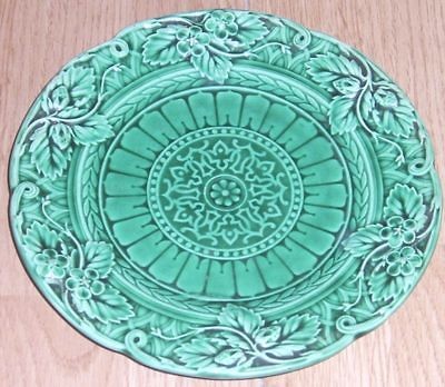 art nouveau majolica plate sarreguemines 19 c from france time