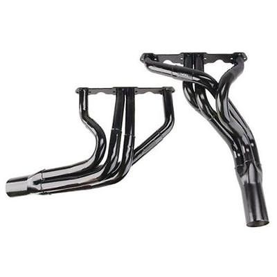 New Schoenfeld Dirt Late Model Stepped Headers, Spreadport SBC V8 