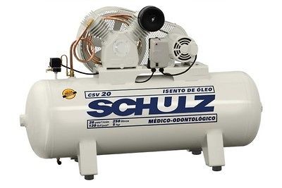 schulz air compressor 3hp 60 gallon tank oil free time