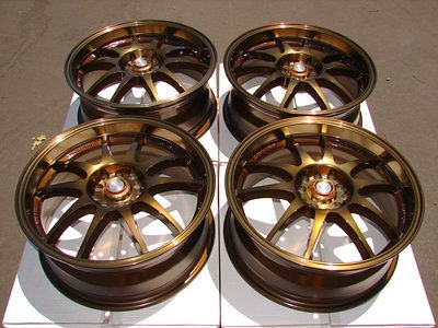   5x100 Bronze Wheels Veracruz Legacy Lexus Forester Wrx Scion TC Rims