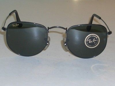 RAY BAN W0342 MINT BLACK VINTAGE SUNGLASSES 80s SOLEIL LUNETTES B&L BL 